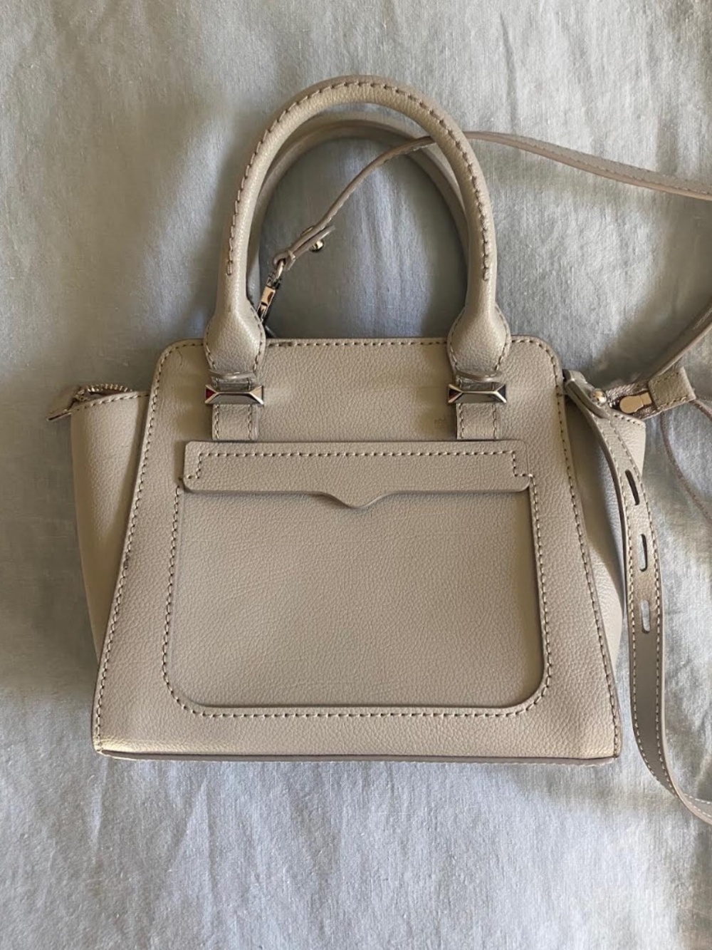 Rebecca Minkoff Mini Avery Bag - Light Blue/Grey